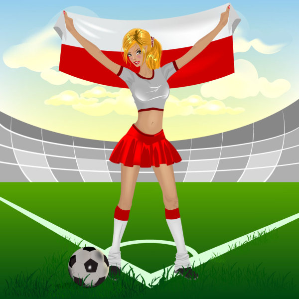 Football Baby free vector 01