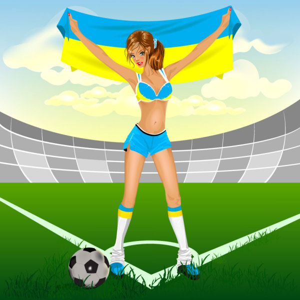 Football Baby free vector 02