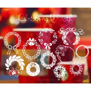 Christmas Wreath Brushes