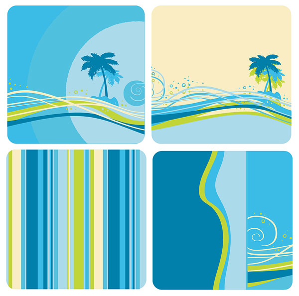 The green and blue color background