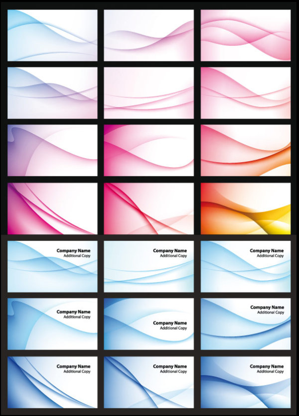 wave simple dynamic lines dynamic curve cards background  