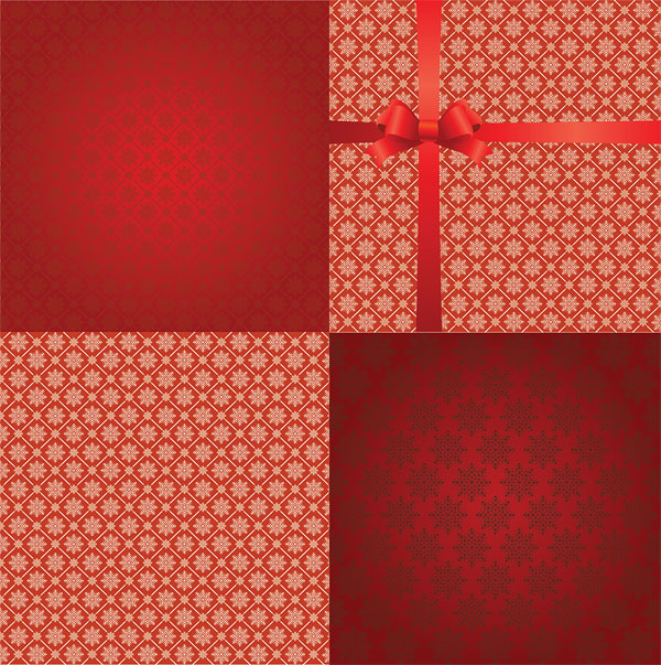 Common snowflake background