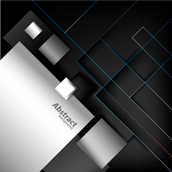 Squares concept vector background