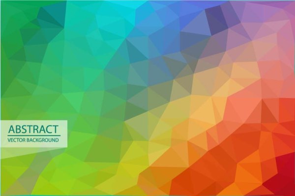 Abstract triangle embossment vector background 04