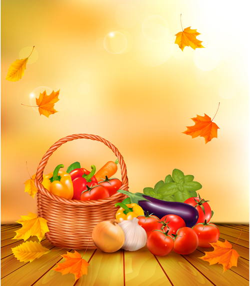 Vector Autumn Leaves Backgrounds art 02