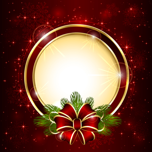 Bright christmas backgrounds vector 01