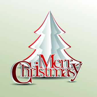 Christmas tree background art