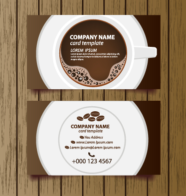 use business cards vector graphic 01 Creative coffee house business cards vector graphic 01