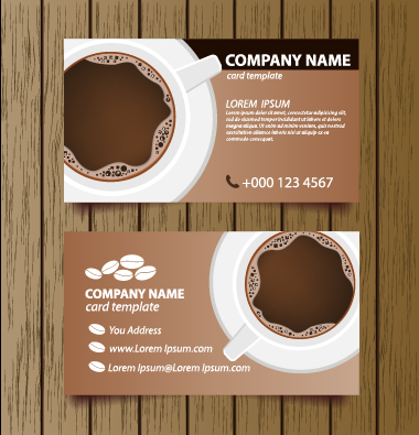 use business cards vector graphic 02 Creative coffee house business cards vector graphic 02