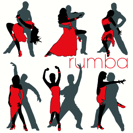Elements of Dancing vector graphics 03