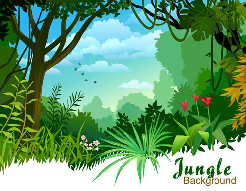 Green of Nature elements vector 04