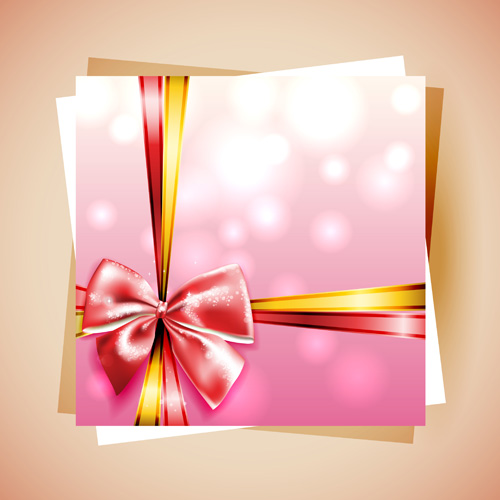 Shiny Holiday cards vector 03