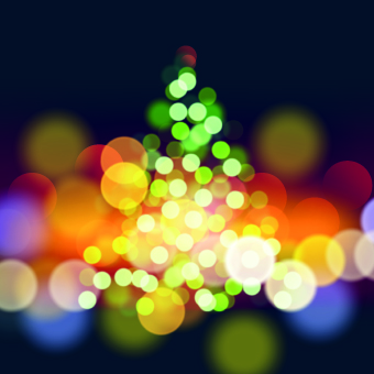 light dot light colored christmas tree christmas 