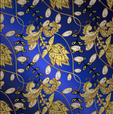 Luxury ornament floral pattern seamless vecrtor 08