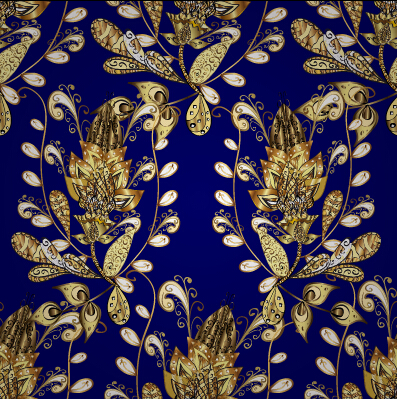 Luxury ornament floral pattern seamless vecrtor 14