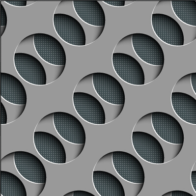 seamless perforated pattern metal 