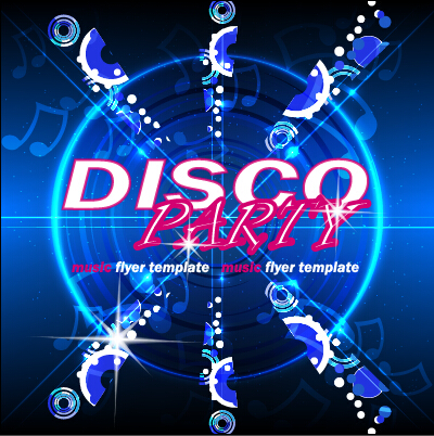 party music flyer disco 