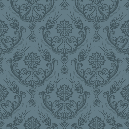 Set of Seamless Ornament pattern design vector 04