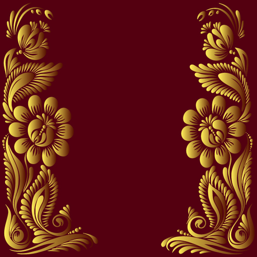 ornate floral decorative border decorative Decorativ corner 