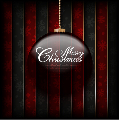 Set of christmas ball creative vector design 01