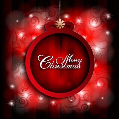 Set of christmas ball creative vector design 09