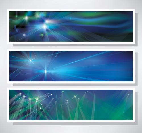 vector graphics vector graphic shiny blue banners banner 