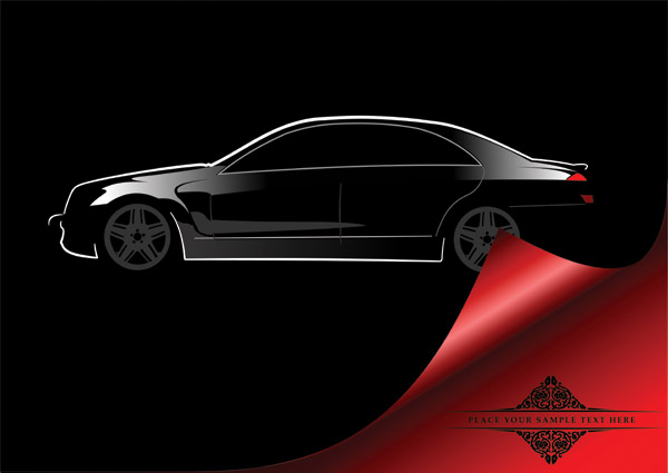 shiny car black background black background design background 