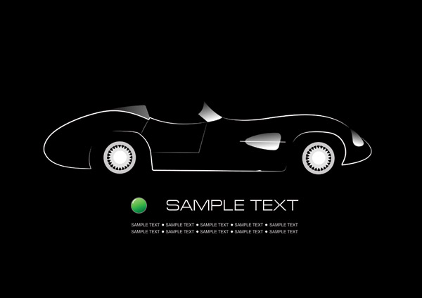 ar black background design vector 05 Shiny car black background design vector 05