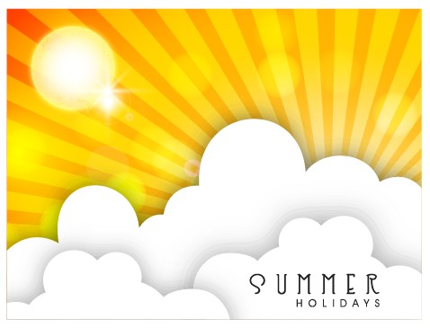 Beautiful Summer beach background 03