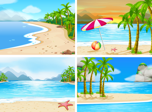 tropical travel background 