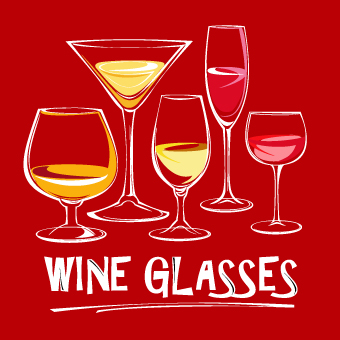 wine glass wine vector background glasses glass background 