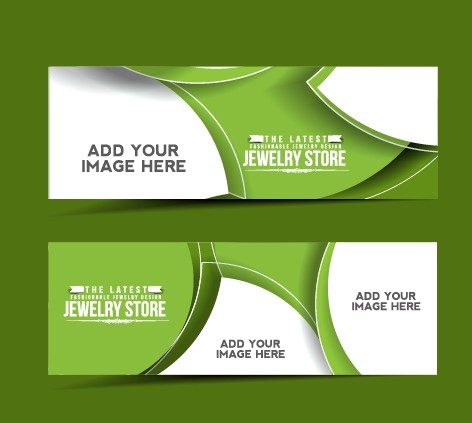 Stylish elements banners vector 03