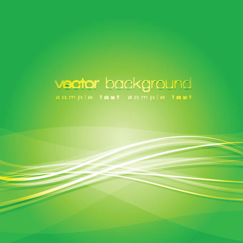 Green eco elements Background vector 01