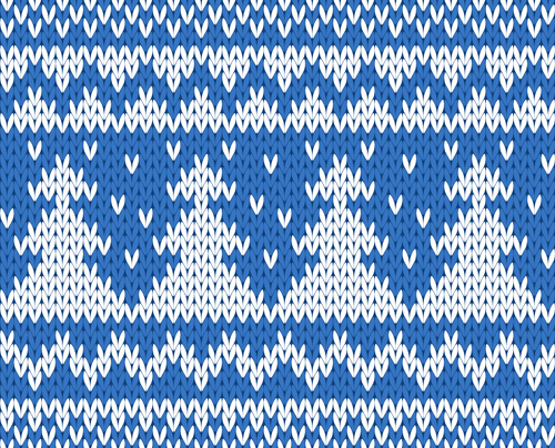 pattern knitted fabric christmas 