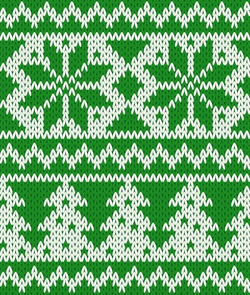 pattern knitted fabric christmas 