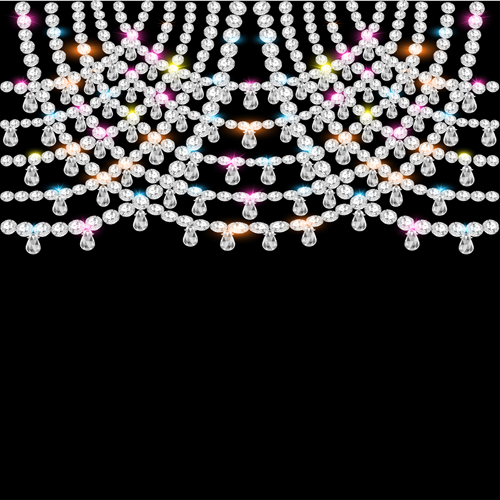 pearl jewelry diamonds background 