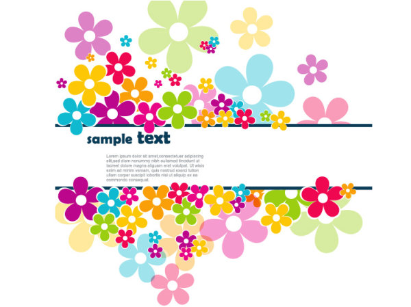 Beautiful Petal background free vector 01
