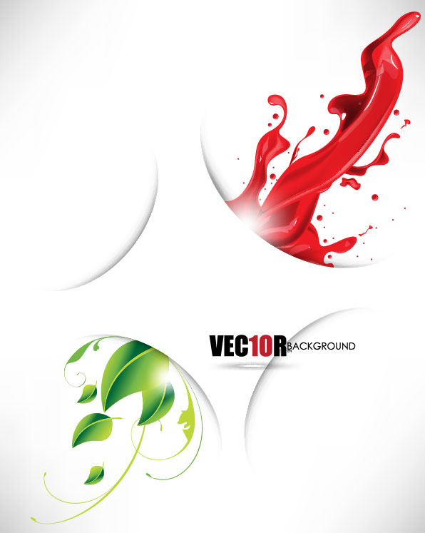 Splash Effect background vector 02