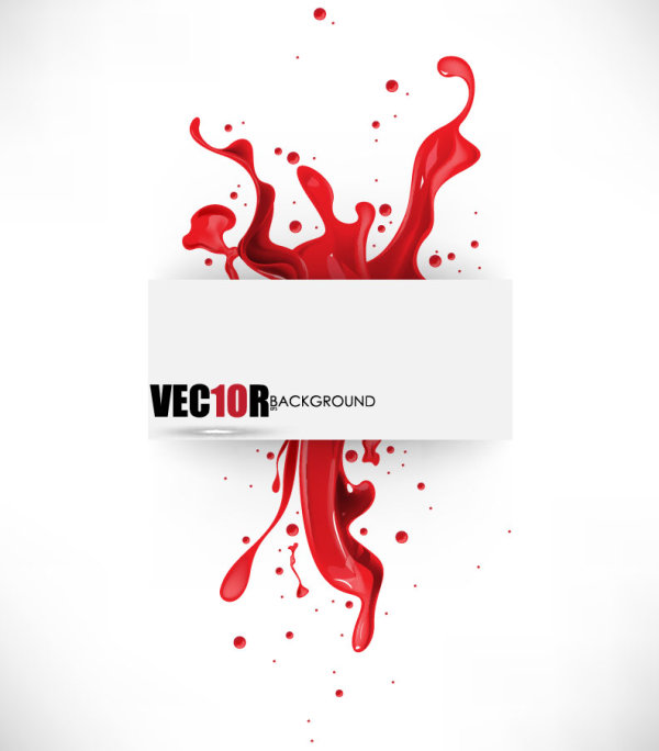 Splash Effect background vector 03