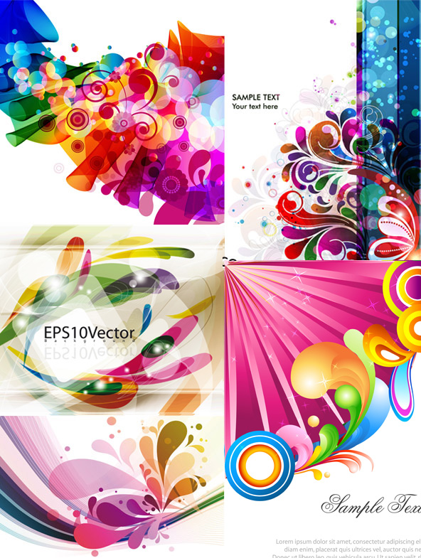 Fashion floral background