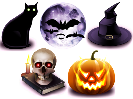 icons halloween free 
