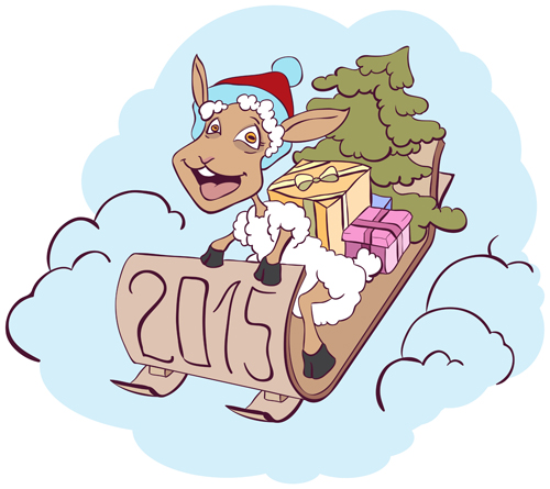 sheep new year funny christmas 2015 