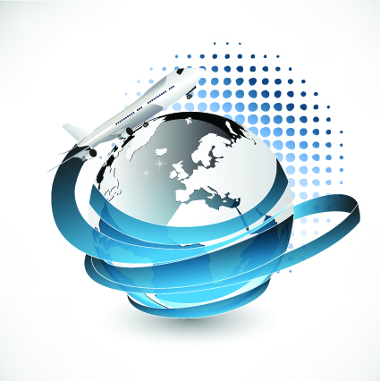Vector 3D Business background 02