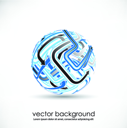 Vector 3D Business background 03
