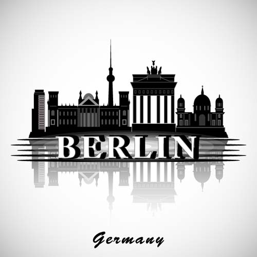 city Berlin background 