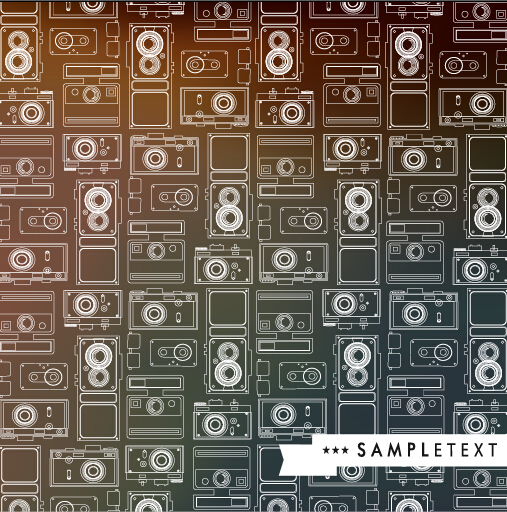 Concept textures vector seamless pattern graphics 05