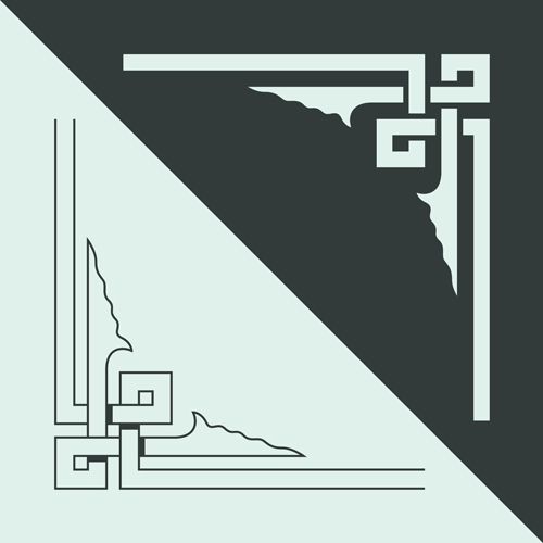 Corner ornament chinese styles vector 01 Corner ornament chinese styles vector 01