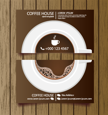 Coffee house coffee business cards business 