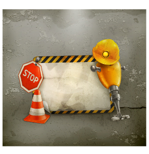 Creative construction sign with tool vector 08