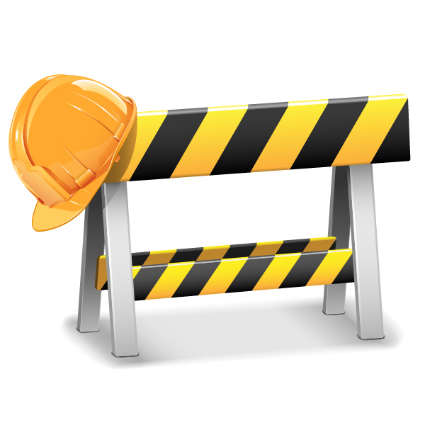 Creative construction sign with tool vector 09